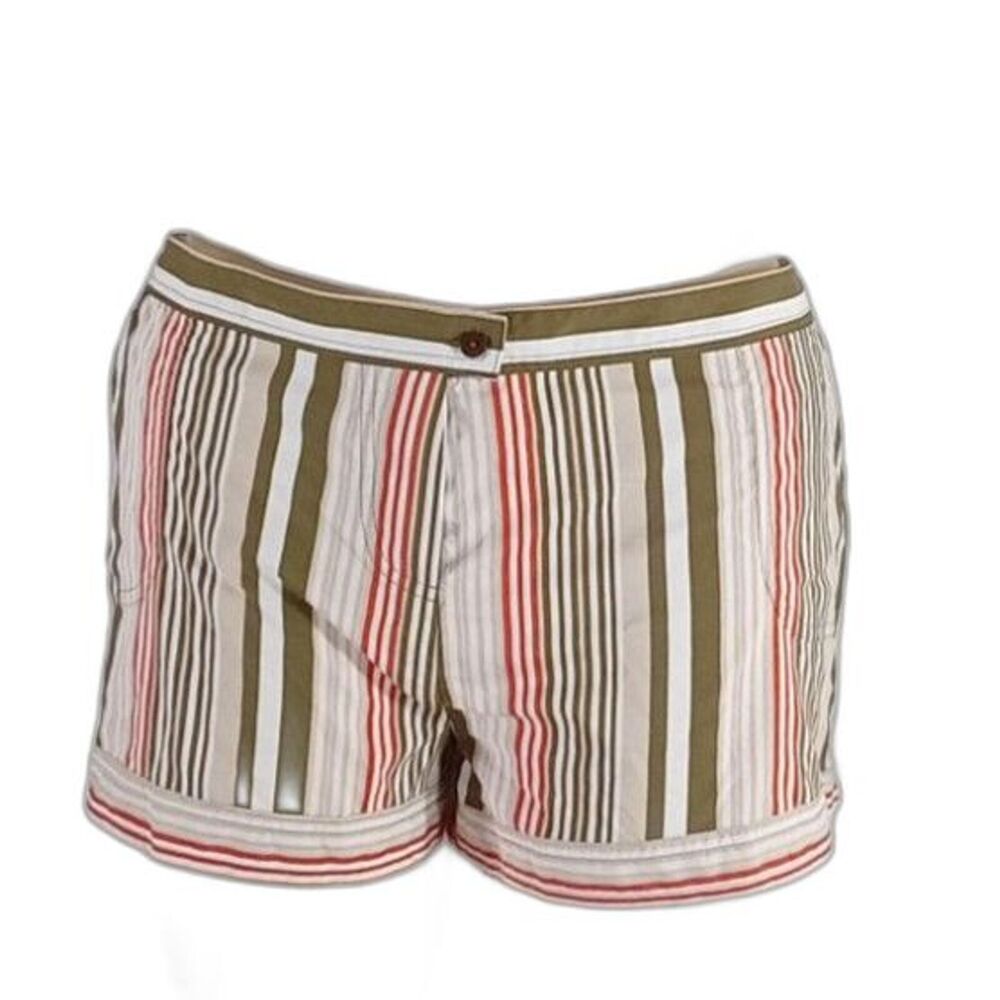 BODY by Victoria Shorts L‎ Button Front Elastic Waist Sleep Lounge Stripe